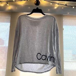Grey Calvin Klein Long Sleeve